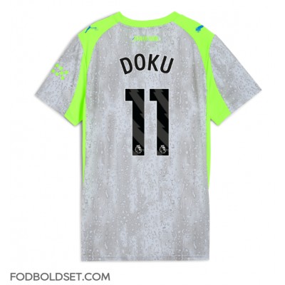 Manchester City Jeremy Doku #11 Tredjetrøje Dame 2025-26 Kortærmet Manchester City Jeremy Doku #11 Tredjetrøje Dame 2025-26 Kortærmet